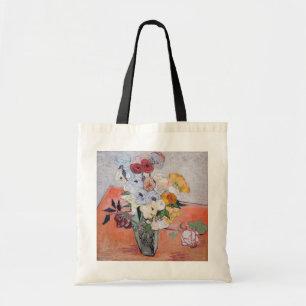 Tote Bag Vincent van Gogh - Vase avec Roses et anémones
