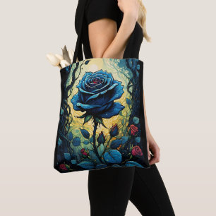 Tote Bag Vins Roses bleus 1