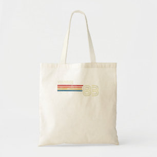 Tote Bag Vintage 1983 Bande thoracique 40 Anniversaire