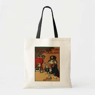 Tote Bag Vintage Alice Cover Mad Tea Party