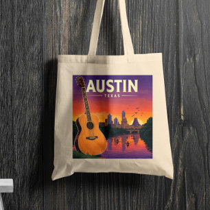 Tote Bag Vintage Austin Texas