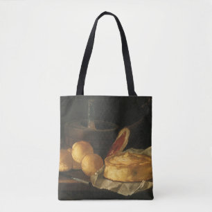 Tote Bag Vintage Baroque Encore Vie avec Pain, Tarte, Jambo