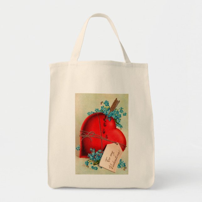 Tote Bag Vintage Big Red (Devant)