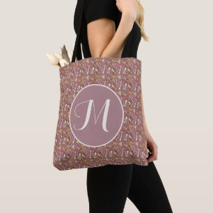 Tote Bag Vintage Champignons motif et personnalisé
