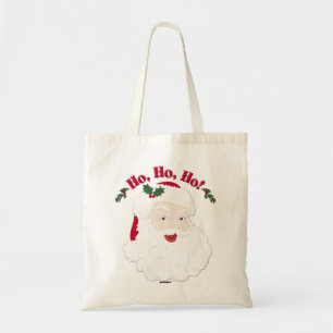 Tote Bag Vintage Christmas Santa Ho, Ho !