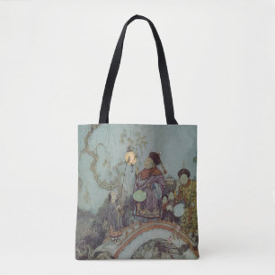 Tote Bag Vintage Conte de Fées, Rossignol par Edmund Dulac