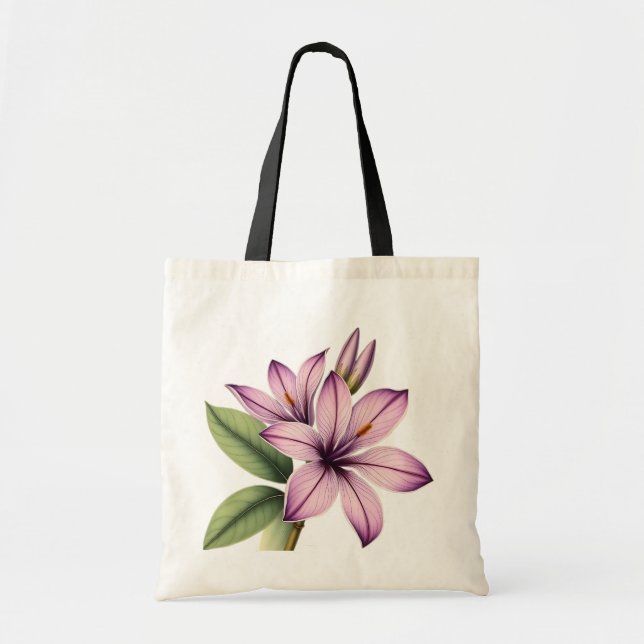 Tote Bag Vintage crocus (Devant)