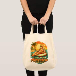 Tote Bag Vintage drôle Trump Amérique du Golfe 2025