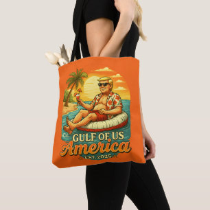 Tote Bag Vintage drôle Trump Amérique du Golfe 2025