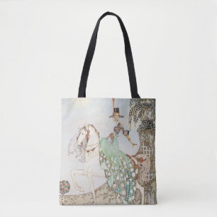 Tote Bag Vintage Fairy Tale, Princesse Minette, Kay Nielsen