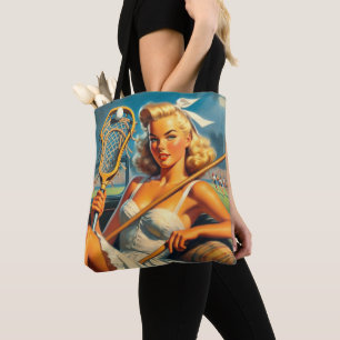 Tote Bag Vintage fille de crosse