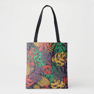 Tote Bag Vintage fleurs tropicales sans couture motif