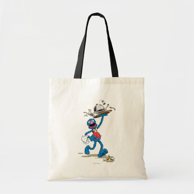 Tote Bag Vintage Grover le serveur (Devant)