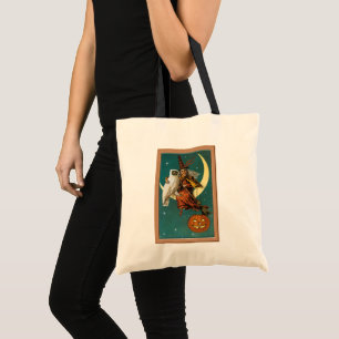 Tote Bag Vintage Halloween Jack O'Lantern