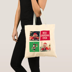 Tote Bag Vintage Holiday Minnie Meilleure grand-mère jama
