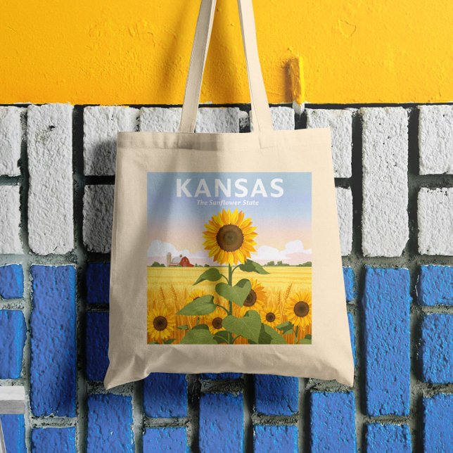 Tote Bag Vintage Kansas (Créateur téléchargé)