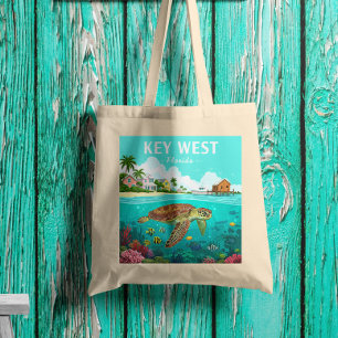 Tote Bag Vintage Key West Floride