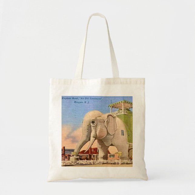 Tote Bag Vintage Lucy Elephant (Devant)