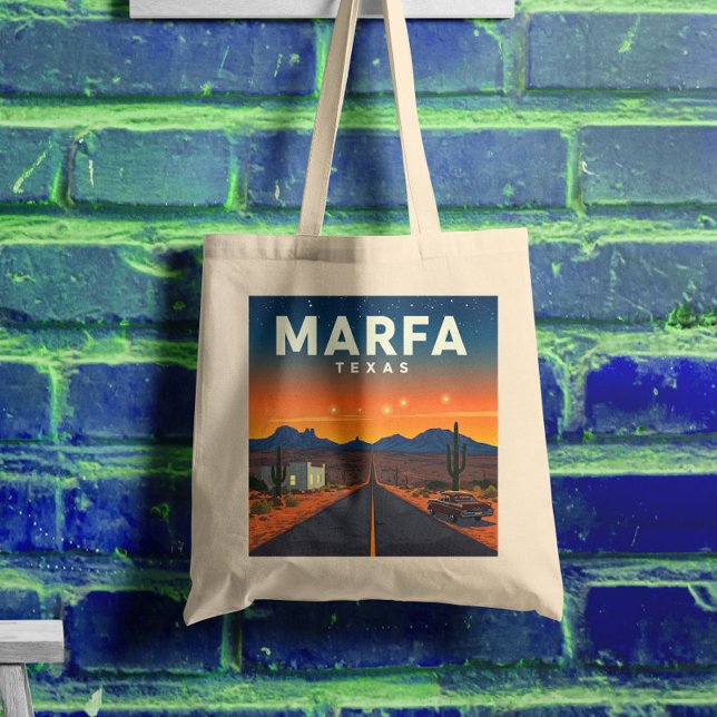 Tote Bag Vintage Marfa Texas (Créateur téléchargé)
