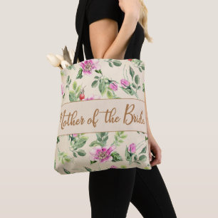 Tote Bag Vintage Mariage Eglantine Mère de la Bride Fourre-