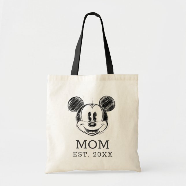 Tote Bag Vintage Mickey Mouse Maman (Devant)
