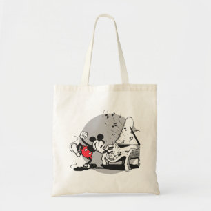 Tote Bag Vintage Mickey WIth Piano