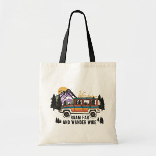 Tote Bag Vintage Mountain Adventure