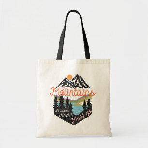 Tote Bag Vintage Mountain Adventure