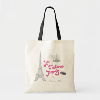 Tote Bag Vintage Paris Love