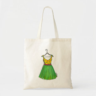 Tote Bag Vintage Polka Dot Prom Fête Robe Retro Mode