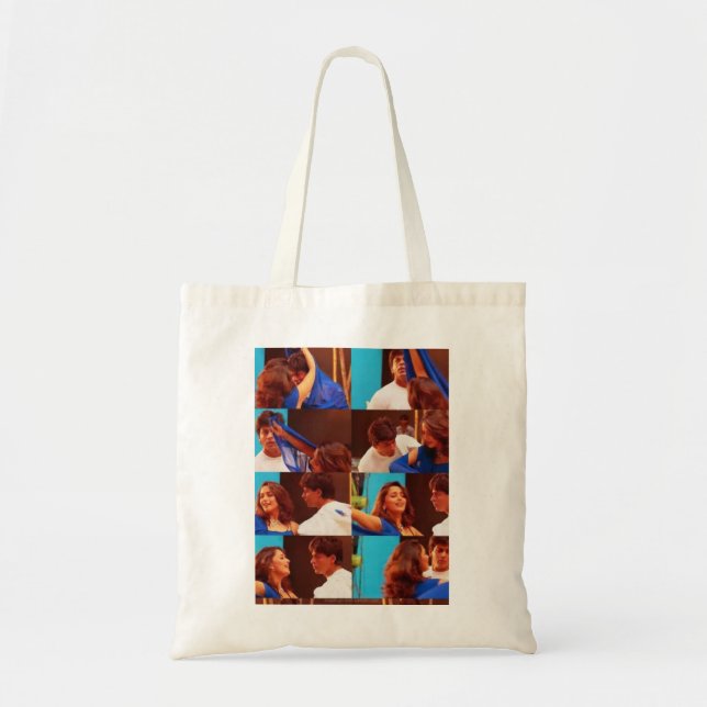 Tote Bag Vintage rétro Madhuri Dixit Shahrukh Khan (Devant)