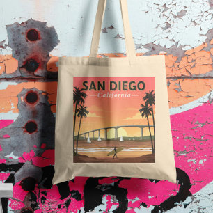 Tote Bag Vintage San Diego
