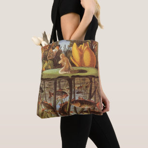 Tote Bag Vintage Thumbelina Fairy Tale, Eleanor Vere Boyle