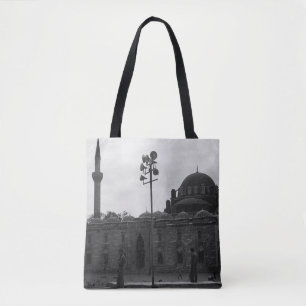 Tote Bag Vintage Turquie Istanbul Beyazit camii mosquée