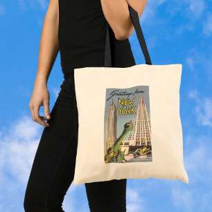 Tote Bag Vintage voyage, Célèbre ville de New York