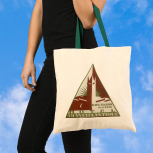 Tote Bag Vintage voyage, Hôtel Trans Atlantique, Algérie