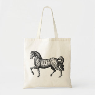 Tote Bag Vintage Zebra