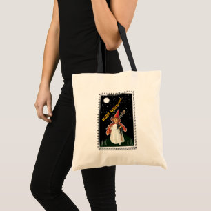 Tote Bag Vintages Citrouilles d'Halloween