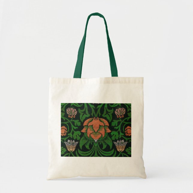 Tote Bag Violet et Columbine, William Morris (Devant)
