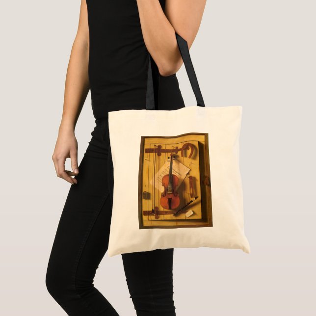 Tote Bag Violon et musique de Still Life par William Harnet (Devant (produit))