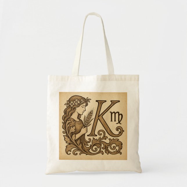 Tote Bag virgo Zodiac bag (K) (Devant)