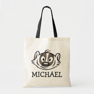 Tote Bag Visage de blaireau de boomer du raton laveur de