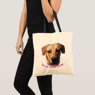 Tote Bag Visage de chien personnalisé