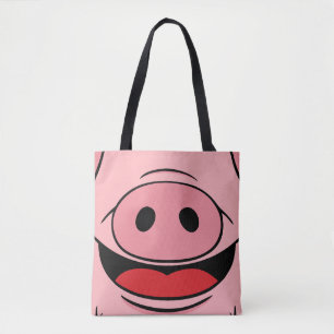 Tote Bag Visage de porc
