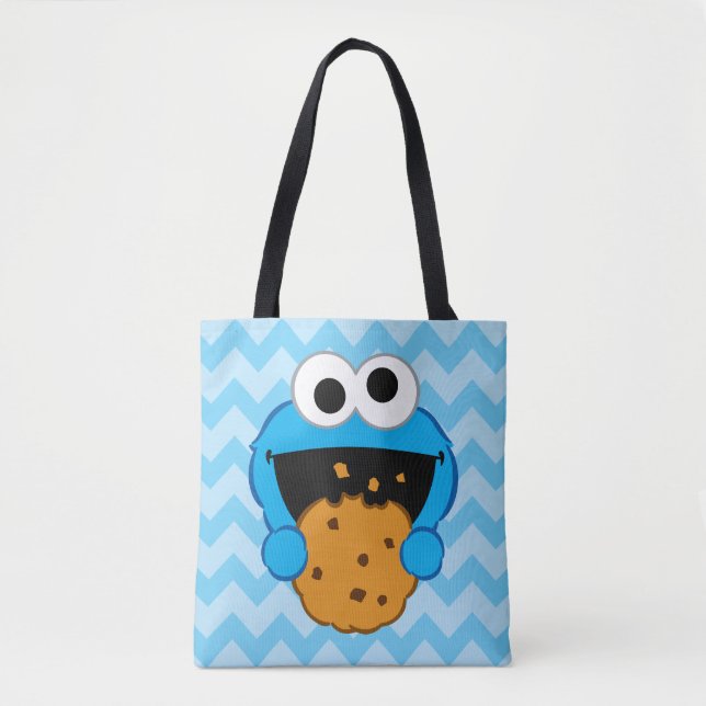 Tote Bag Visage du cookie (Devant)