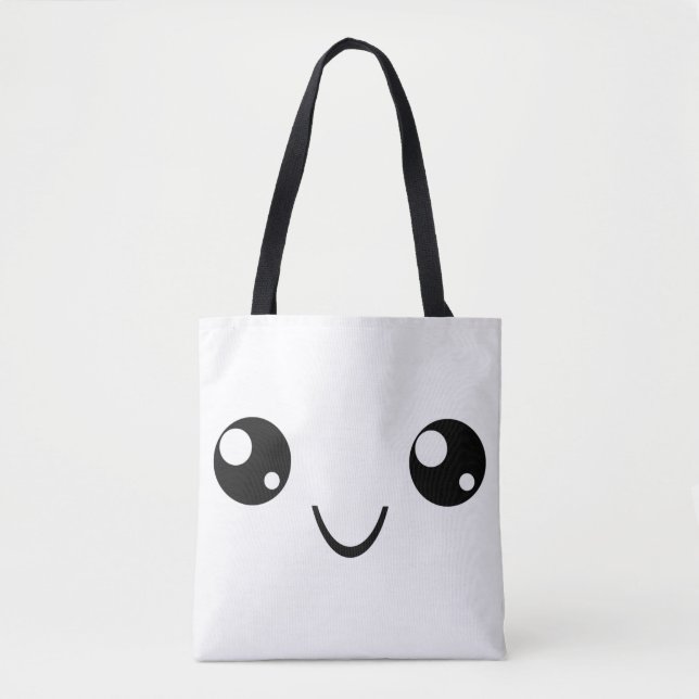 Tote Bag Visage souriant (Devant)