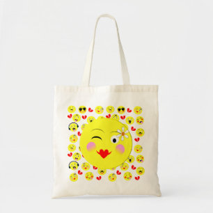 Tote Bag Visages amusants mignon émotionnel