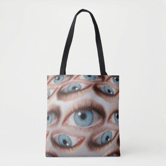 Tote Bag Vision psychédélique : illusion de l'oeil Abstrait (Devant)