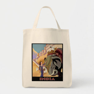 Tote Bag Visiter l'Inde colorée
