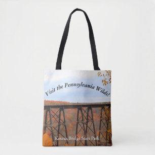 Tote Bag Visitez Le Pennsylvania Wilds Kinzua Bridge